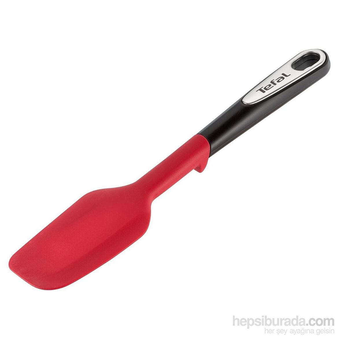 Tefal K2064614 Ingenio Yüksek Isıya Dayanıklı  Silikon Başlıklı Hamur Spatulası  [ Siyah - Kırmızı ]